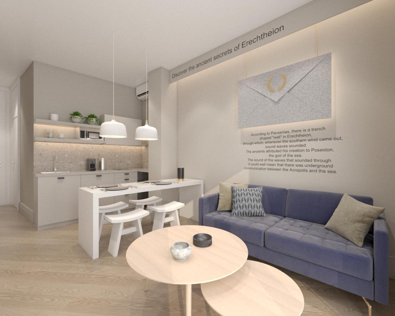 Great Living Koukaki Aparthotel Athena Bagian luar foto